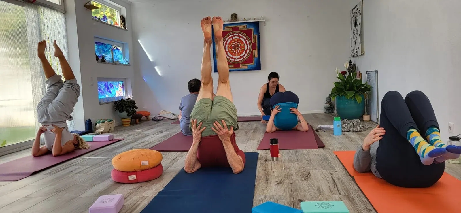 Teacher training class at Sundari Integral Yoga School